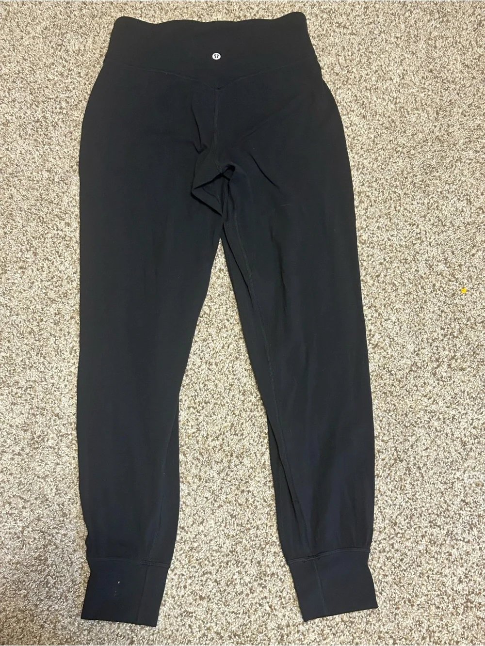 Lululemon Black Joggers | Size 6 | 29.5” Inseam | Sleek Waistband